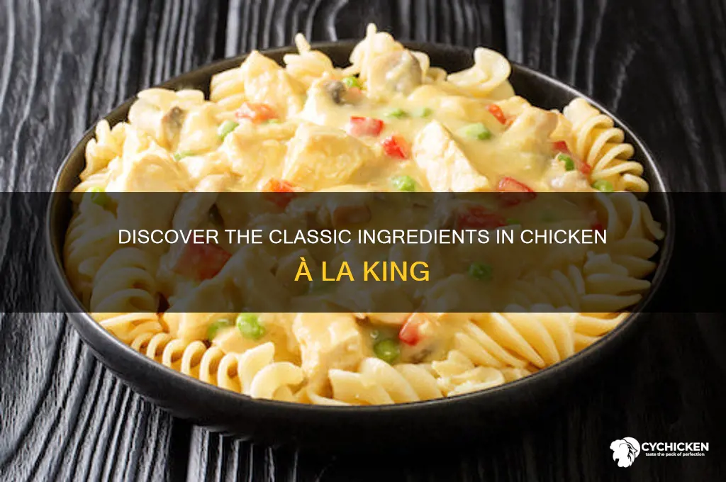 what is chicken a la king made of
