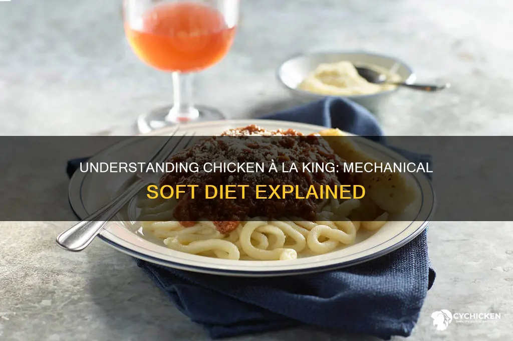 what is chicken a la king mechanical soft