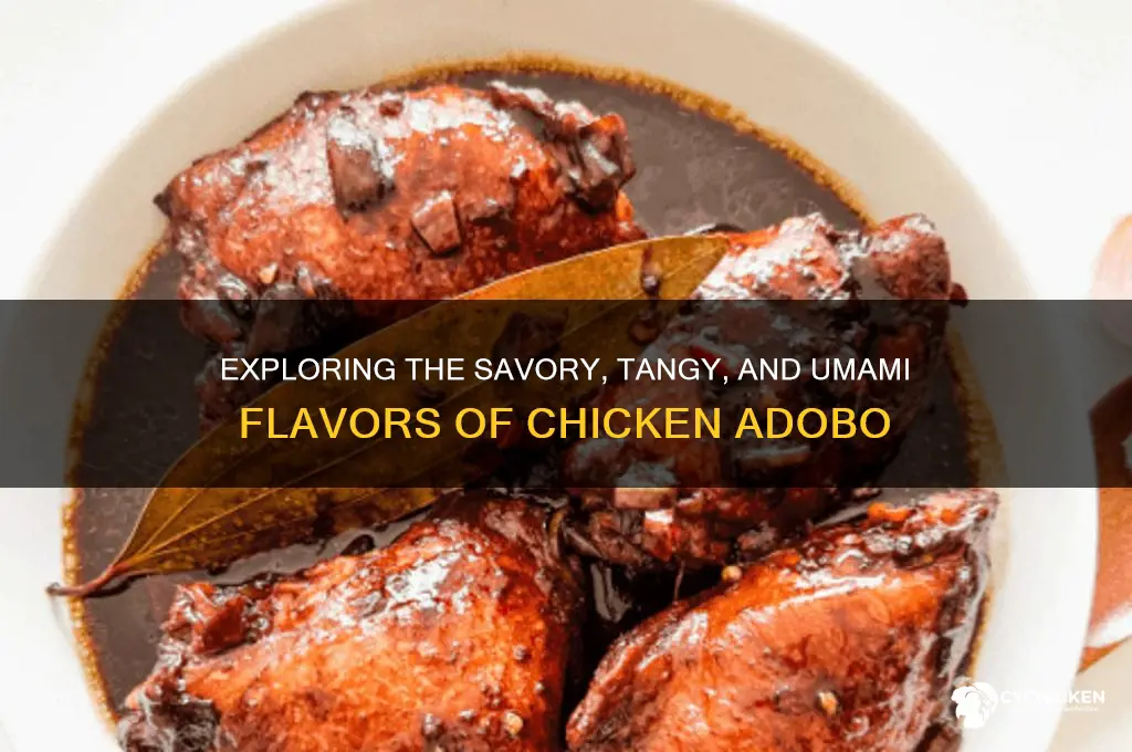 what is chicken adobo supposed to taste like