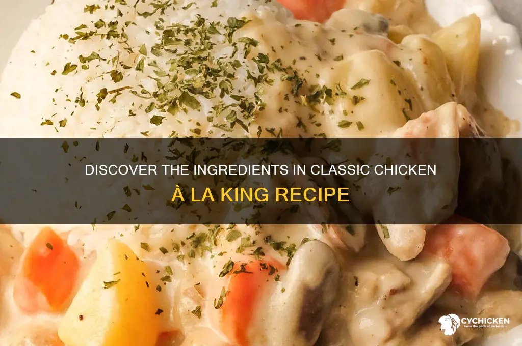 what is chicken ala king made of