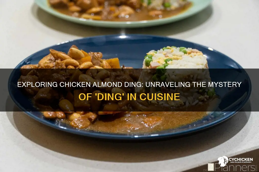 what is chicken almond ding what is ding