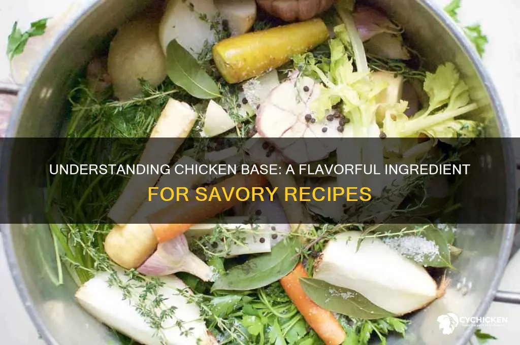 what is chicken base in a recipe