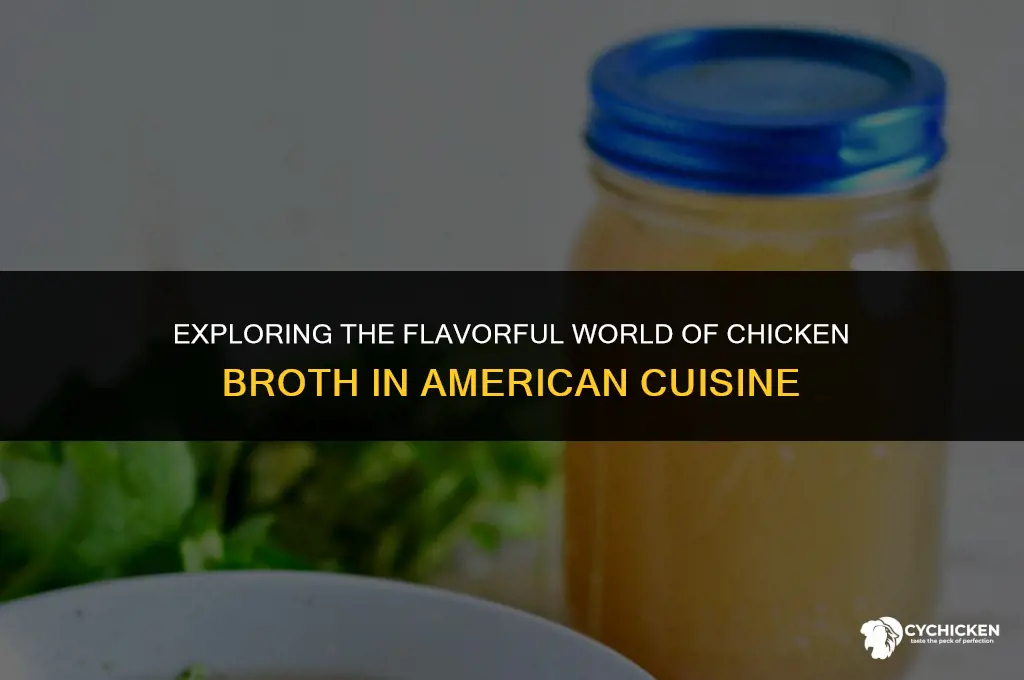 what is chicken broth in american recipes
