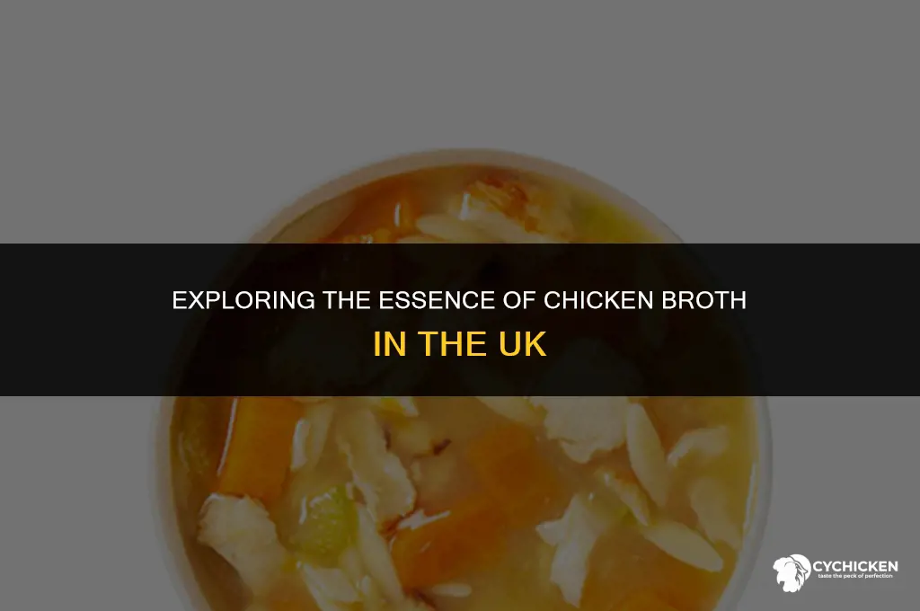 what is chicken broth in uk