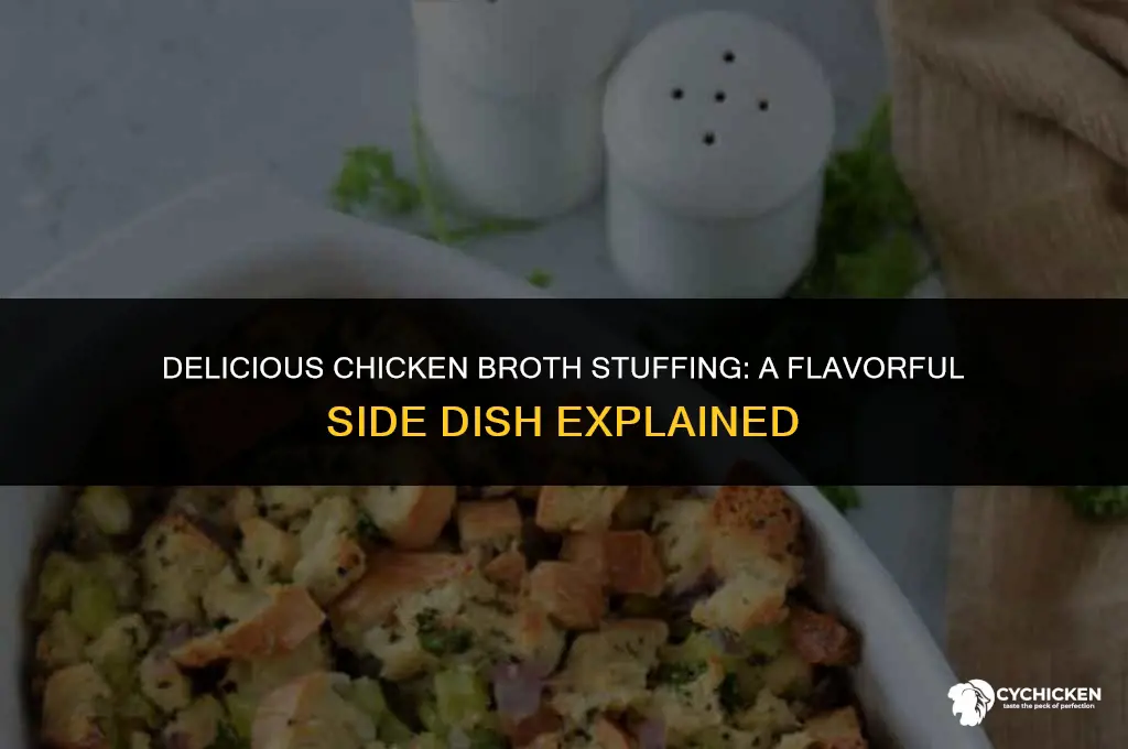 what is chicken broth stuffing