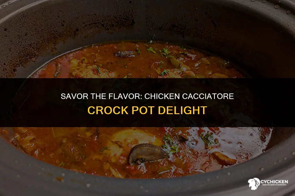 what is chicken cacciatore crock pot