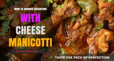 Chicken Cacciatore Meets Cheesy Manicotti: A Hearty Italian Fusion Dish