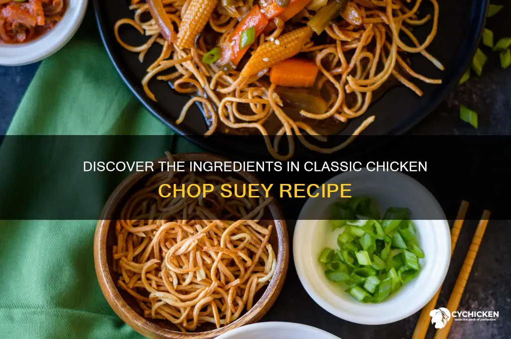 what is chicken chop suey made of