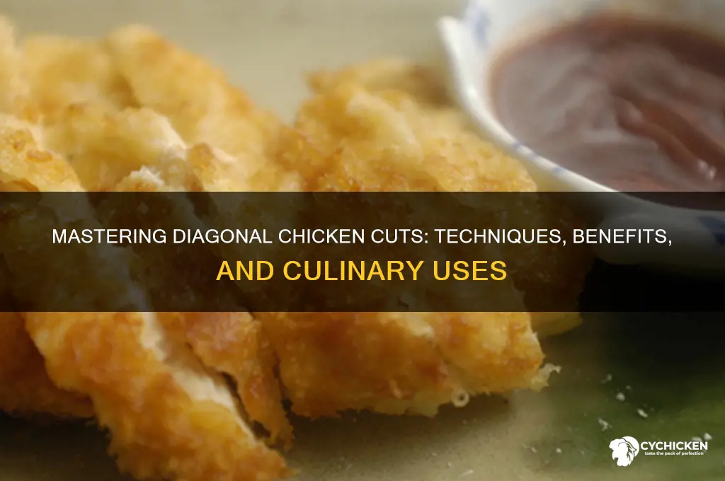 what is chicken cut on the diagonal