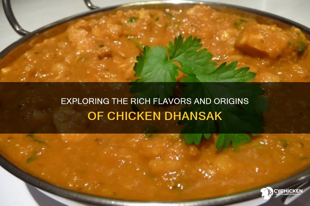 what is chicken dhansak like
