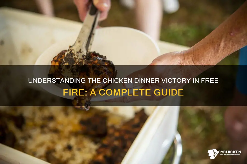 what is chicken dinner in free fire