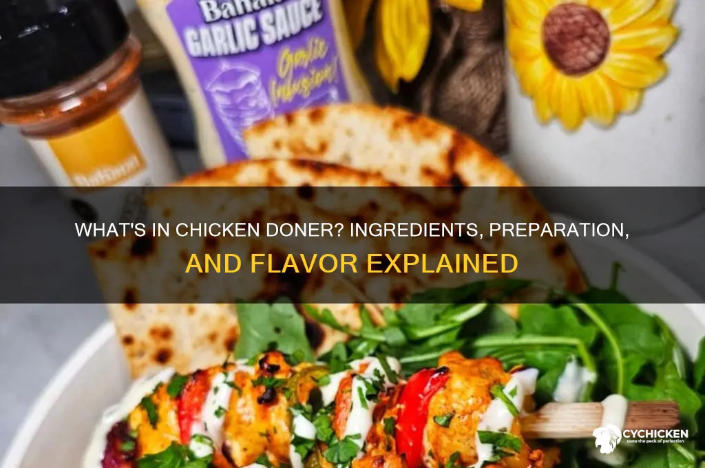 what is chicken doner made out of
