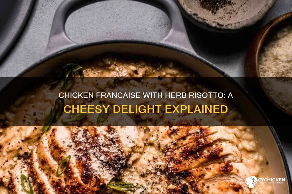 what is chicken francasie with herb risotto vheese