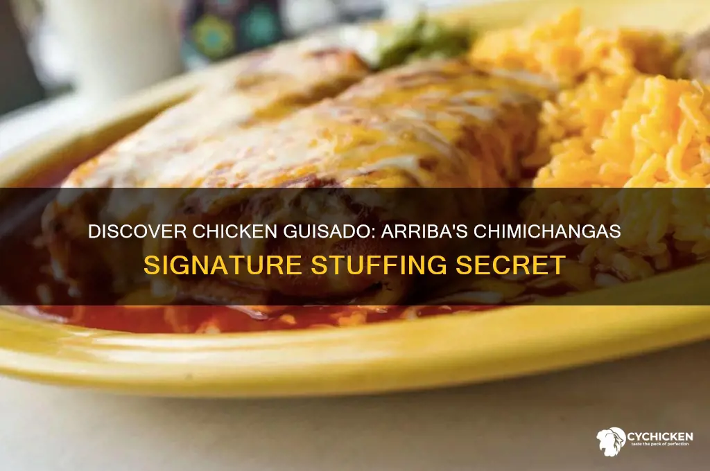 what is chicken guisado in arribas chimichangas