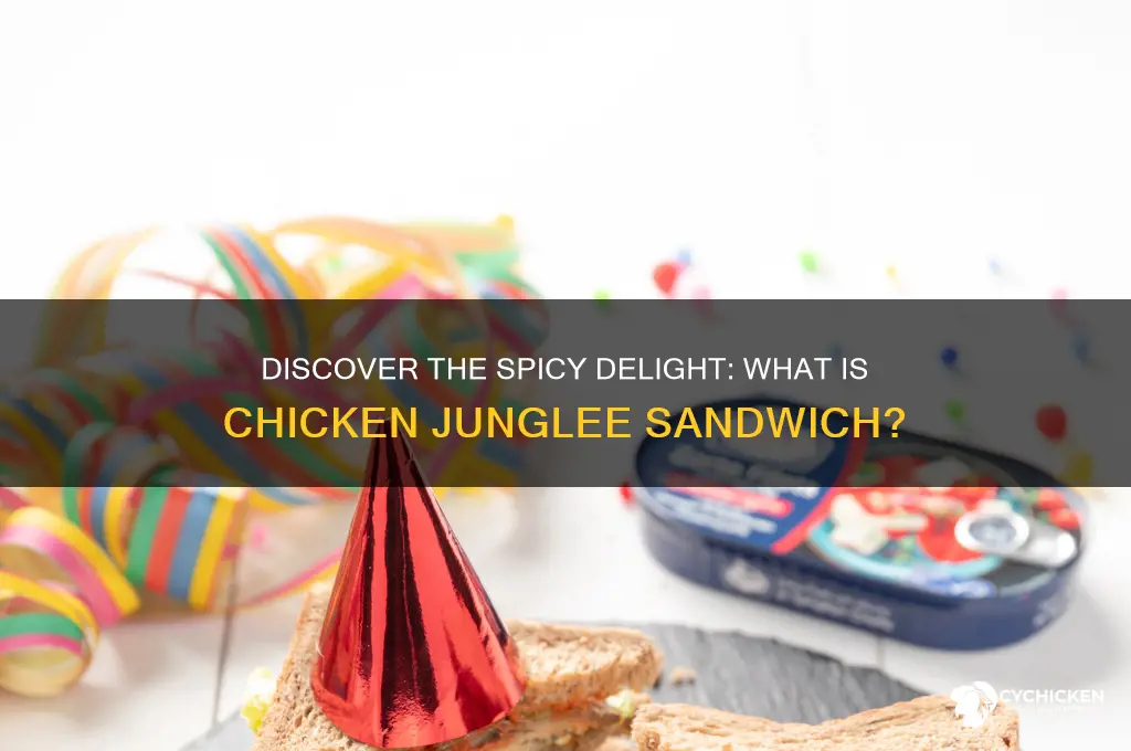what is chicken junglee sandwich