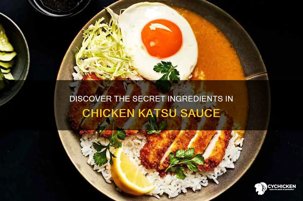 what is chicken katsu sauce made of