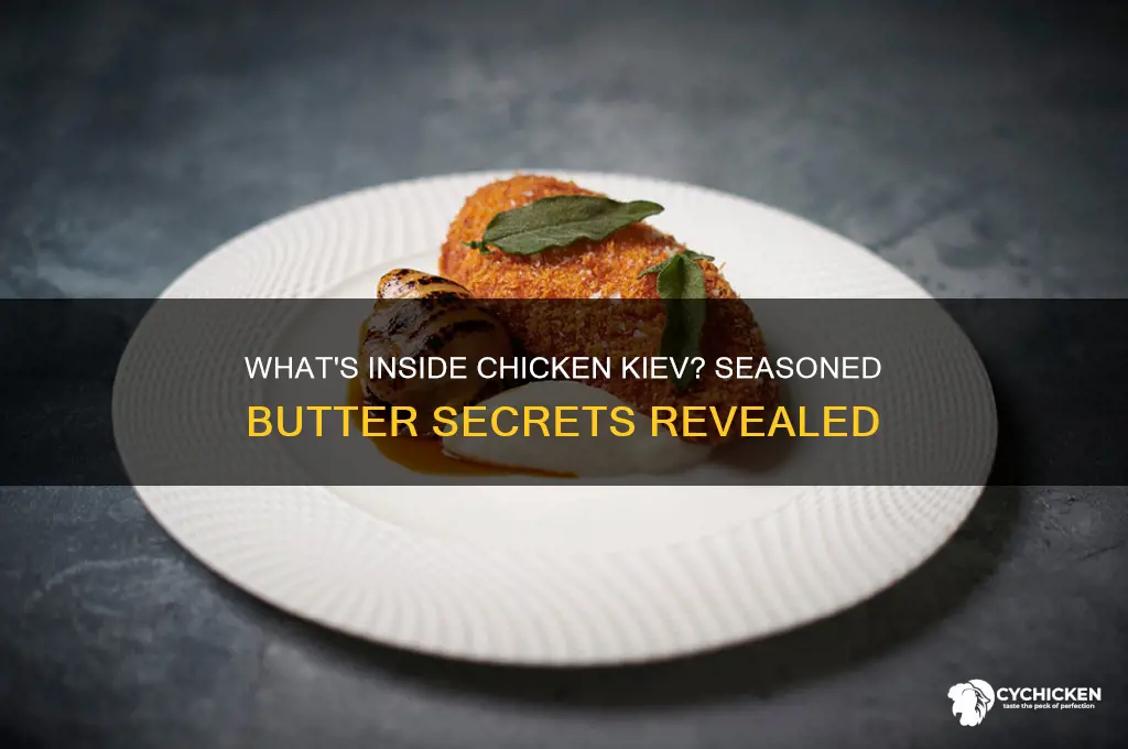 what is chicken kiev stuffed withseasoned margerine