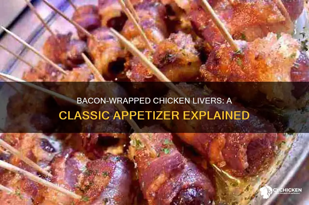 what is chicken liver wrapped in bacon called