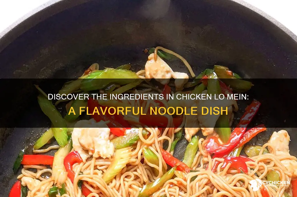 what is chicken lo mein made out of