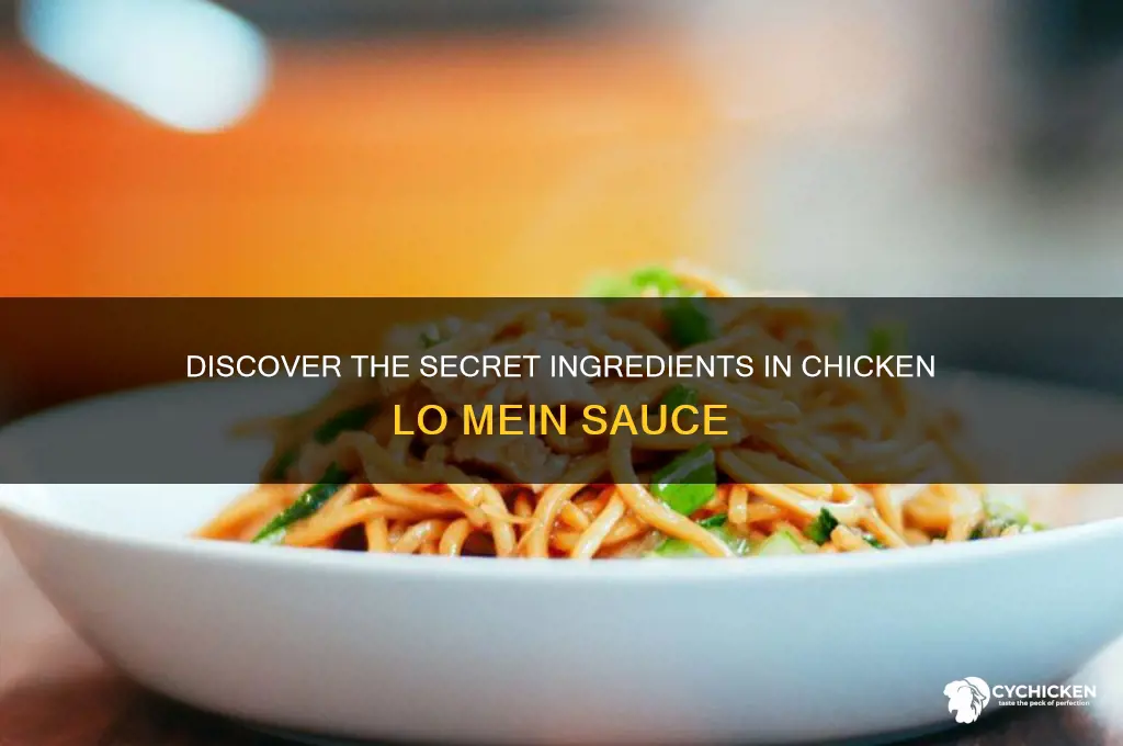 what is chicken lo mein sauce