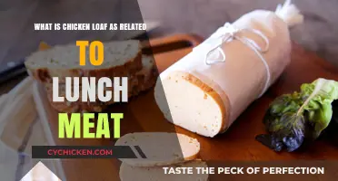 Chicken Loaf: A Lunch Meat Alternative