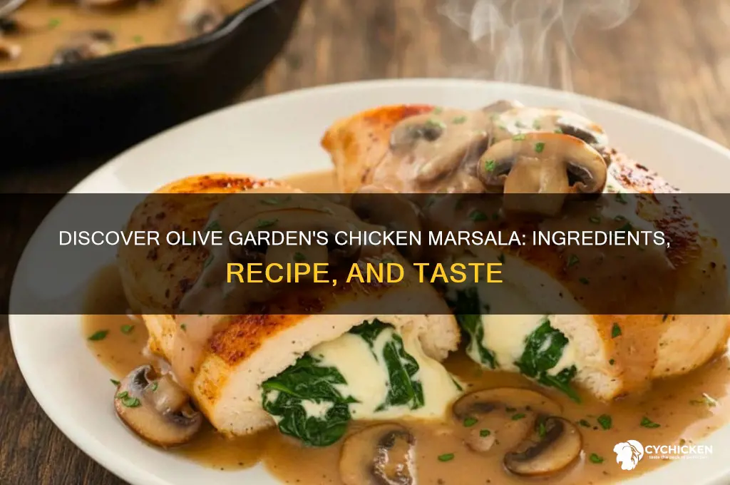 what is chicken marsala at olive garden