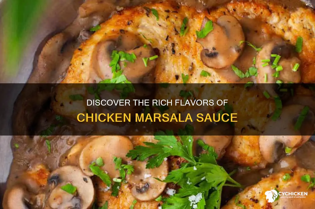 what is chicken marsala sauce