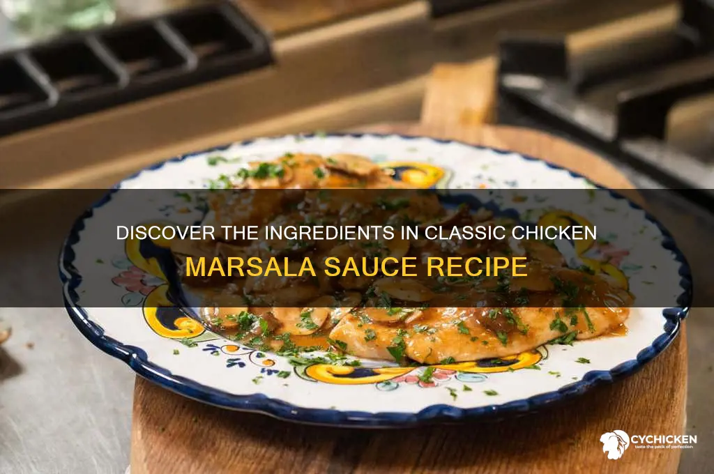 what is chicken marsala souce made of