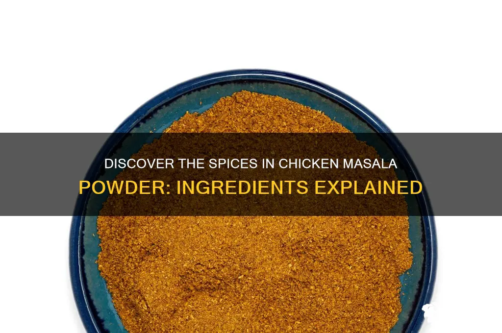 what is chicken masala powder made of