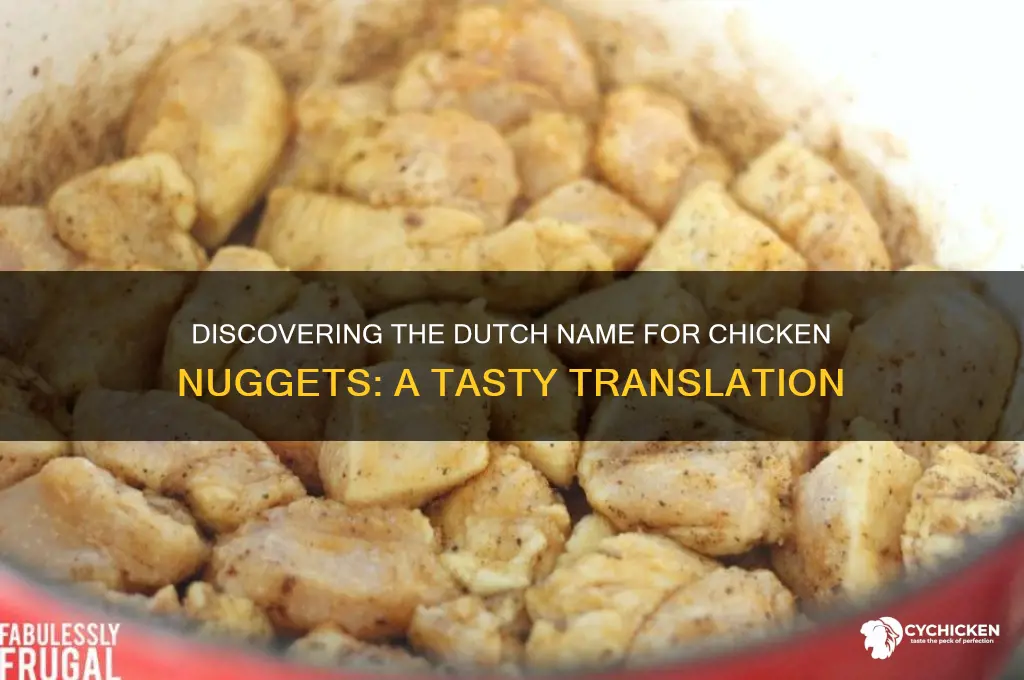 what is chicken nugget in dutch