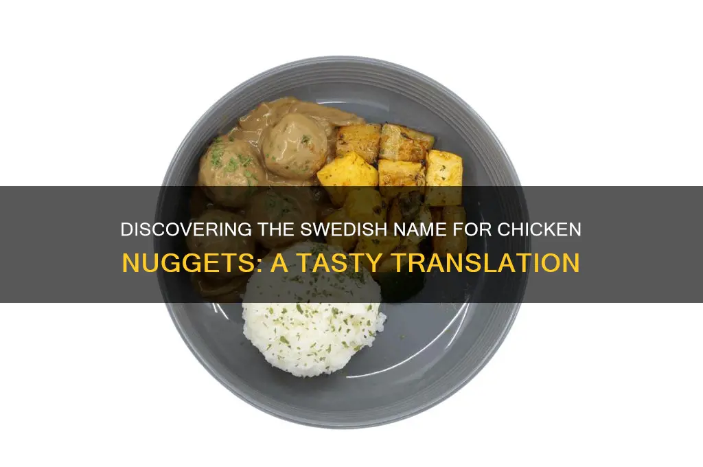 what is chicken nugget in swedish