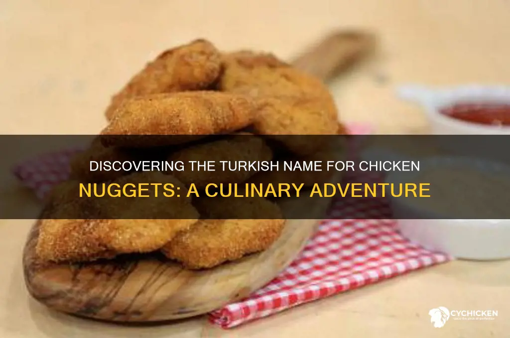 what is chicken nugget in turkish