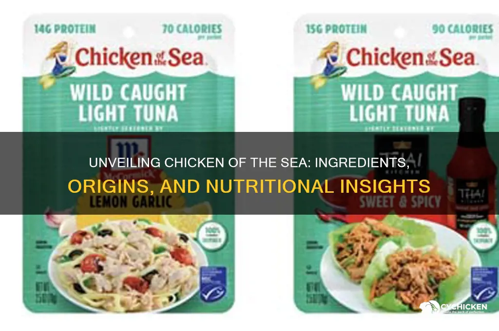 what is chicken of the sea made of