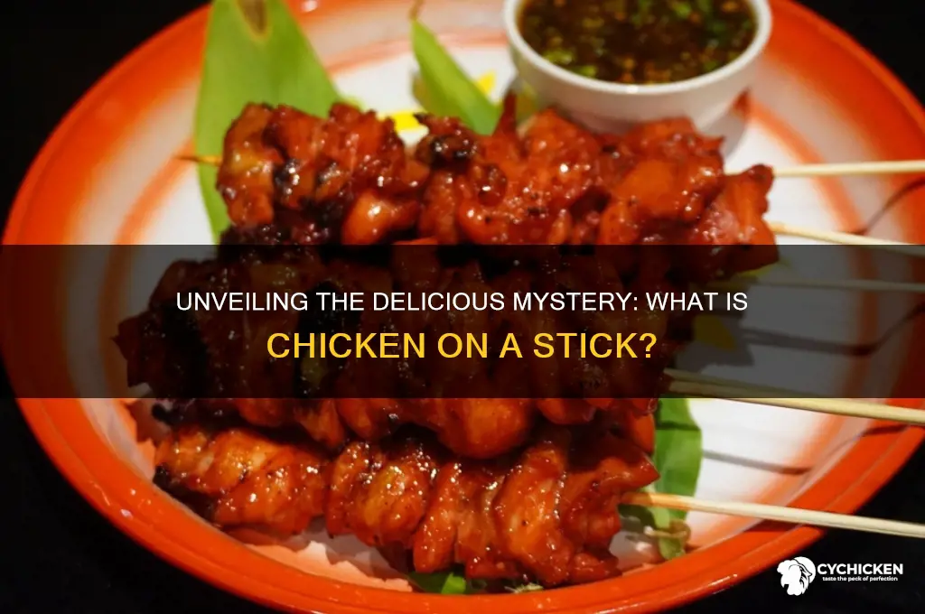 what is chicken on a stick really