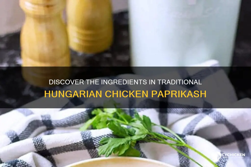 what is chicken paprikash made out of