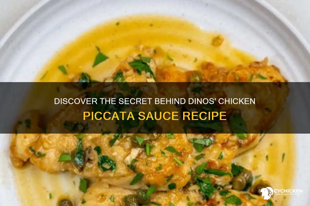 what is chicken piccata sauce from dinos