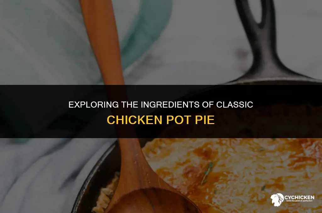 what is chicken pot pie made of
