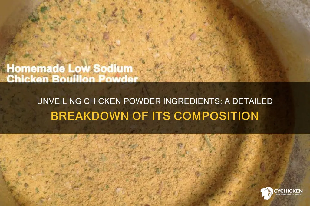 what is chicken powder made out of