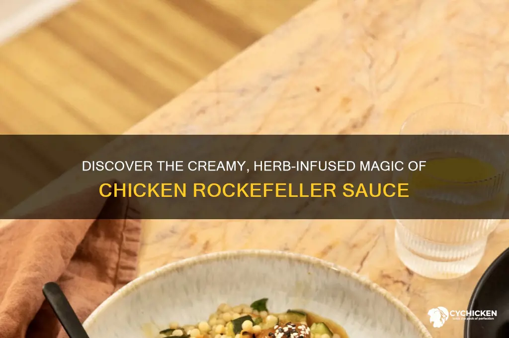 what is chicken rockefeller sauce