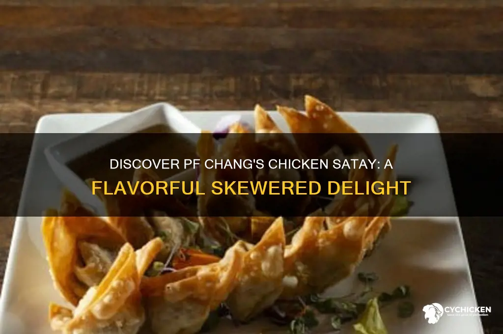 what is chicken satay at pf changs