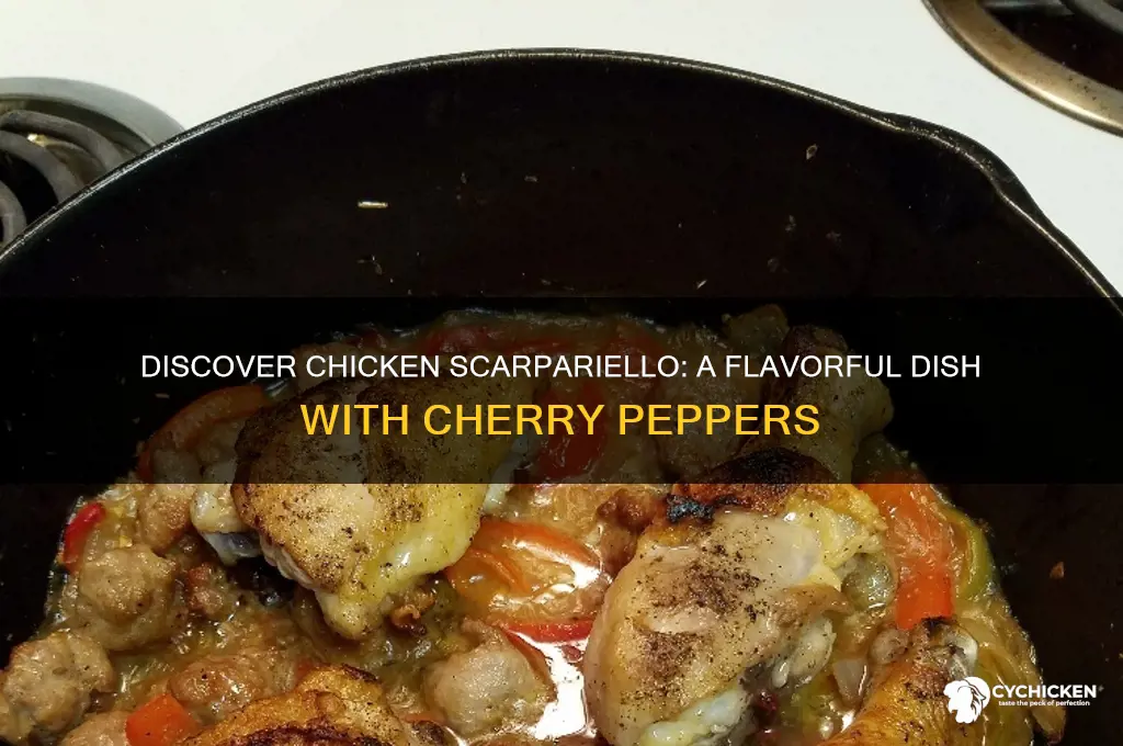 what is chicken scarpariello with cherry peppers
