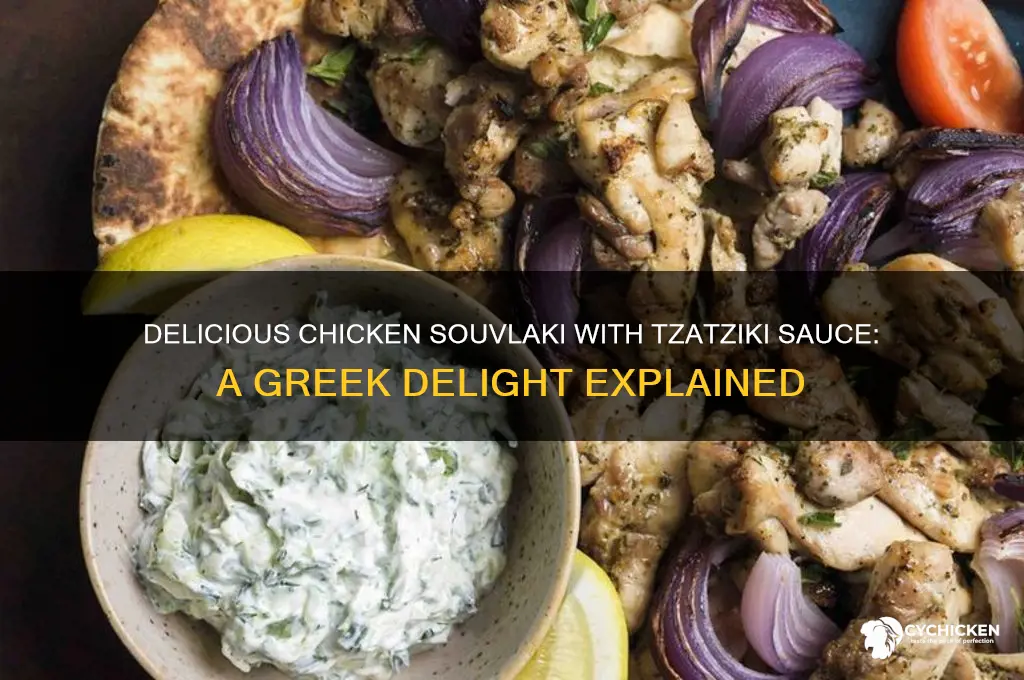 what is chicken souvlaki with tzatziki sauce