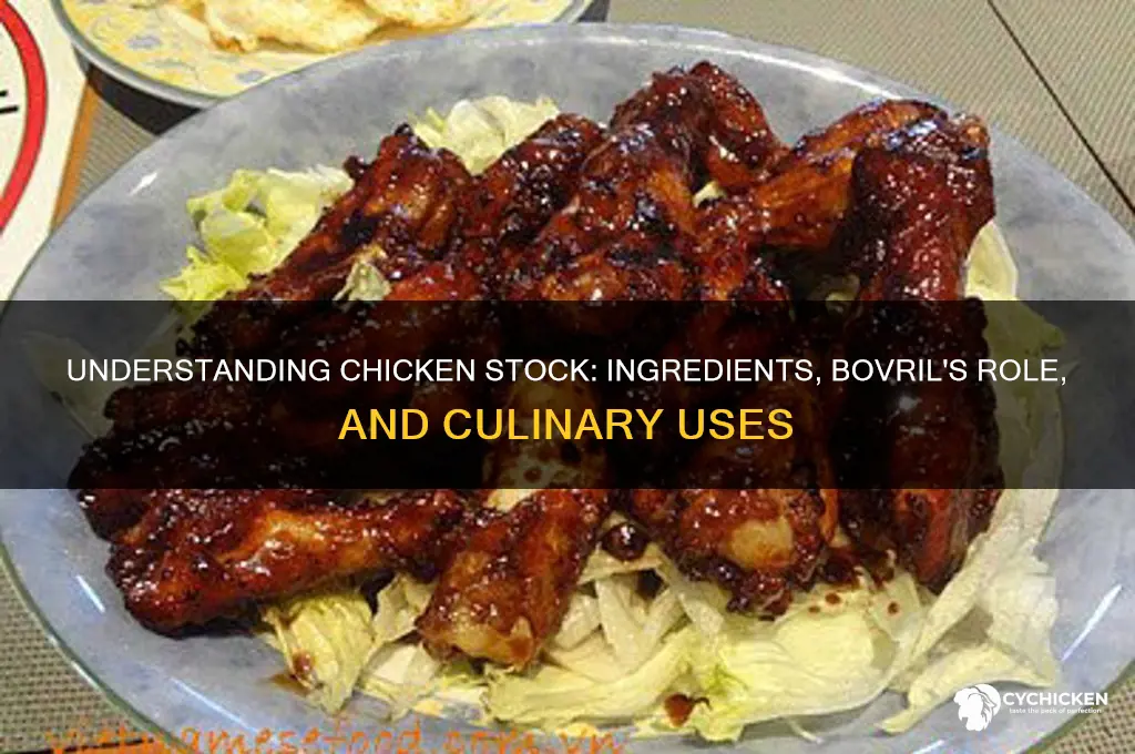 what is chicken stock made from bovril