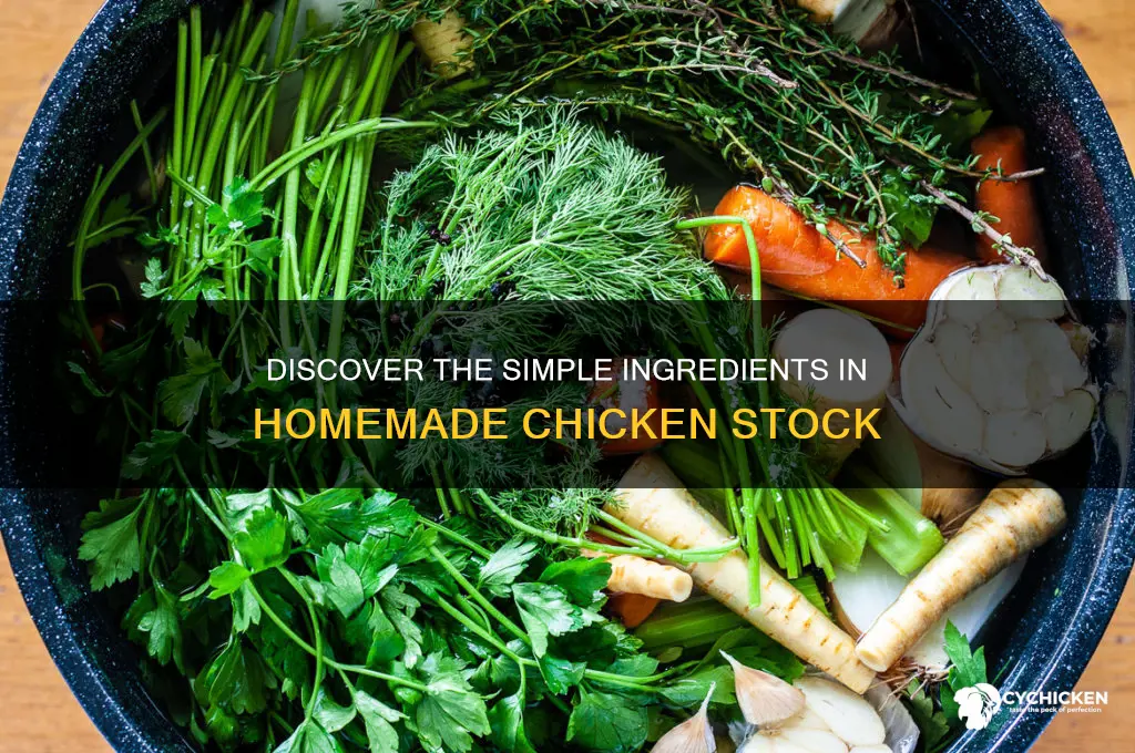 what is chicken stock made out of