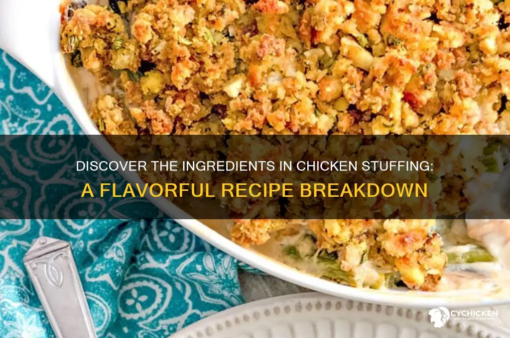 what is chicken stuffing made out of
