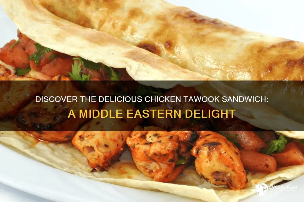 what is chicken tawook sandwich