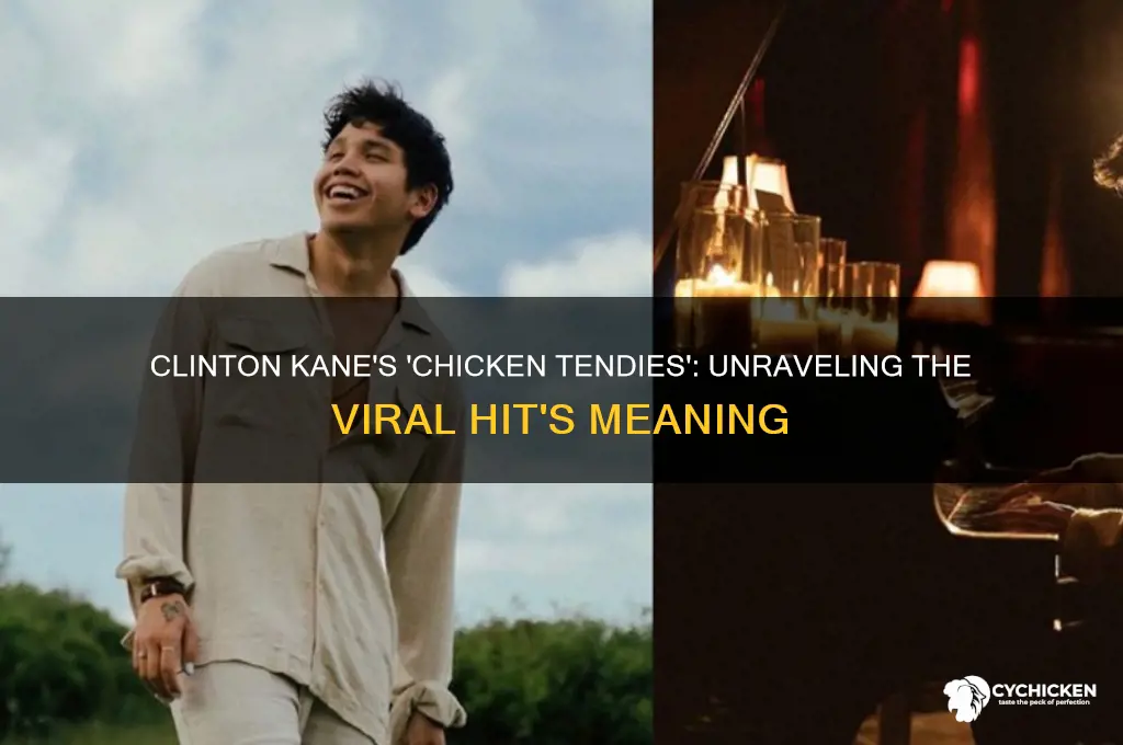 what is chicken tendies about clinton kane