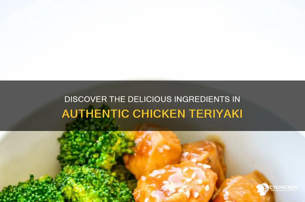 what is chicken teriyaki made out of