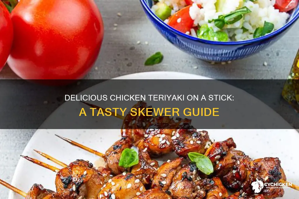 what is chicken teriyaki on a stick