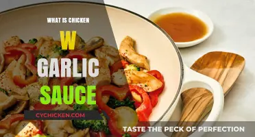 Discover the Flavorful Delight of Chicken with Garlic Sauce